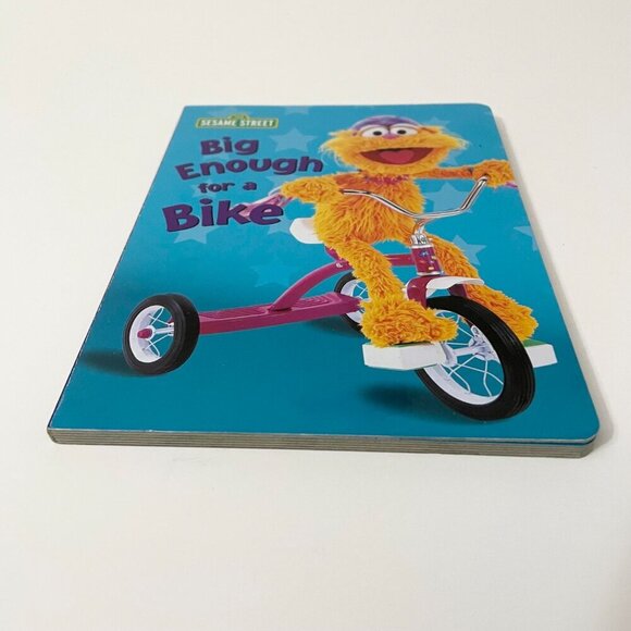 Sesame Street Big Enough For A Bike Book Zoe Board Book - Picture 2 of 11